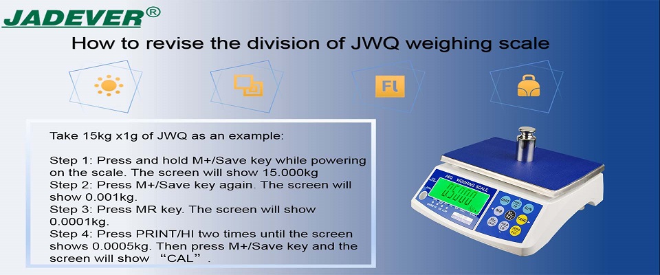 Как пересмотреть деление весов JWQ?