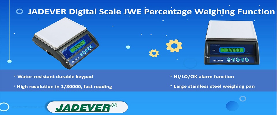 Цифровые весы JADEVER Функция процентного взвешивания JWE
