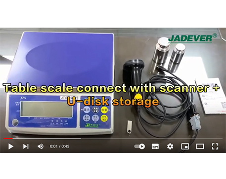  Джейди Шкала таблицы JWQ Сохранить весовые данные в U-диск С Бар-код сканер