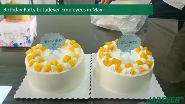 день рождения сотрудников JADEVER в мае

