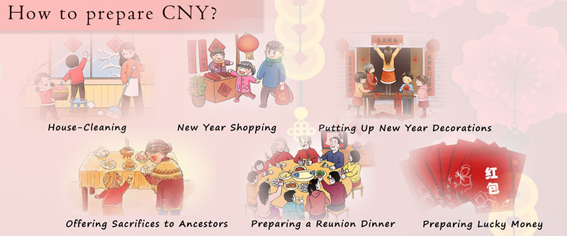 как подготовить китайский лунный новый год?